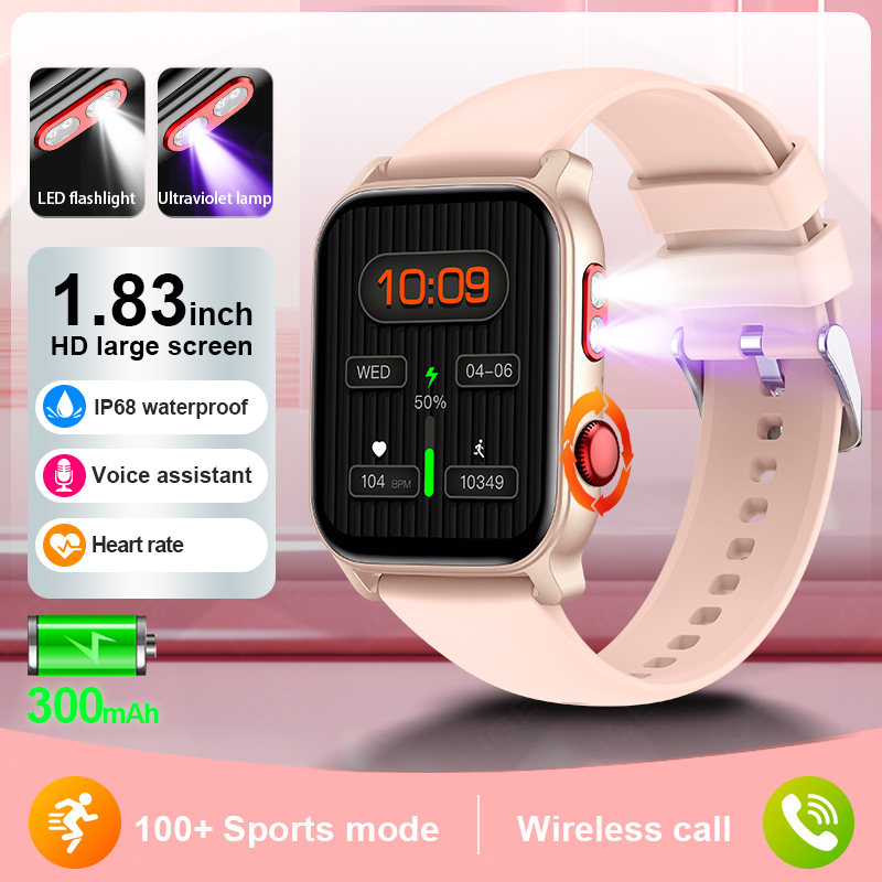 Smartwatch Purple Watches For Women - Montre connectée ultra-fine LIGE pour femmes,