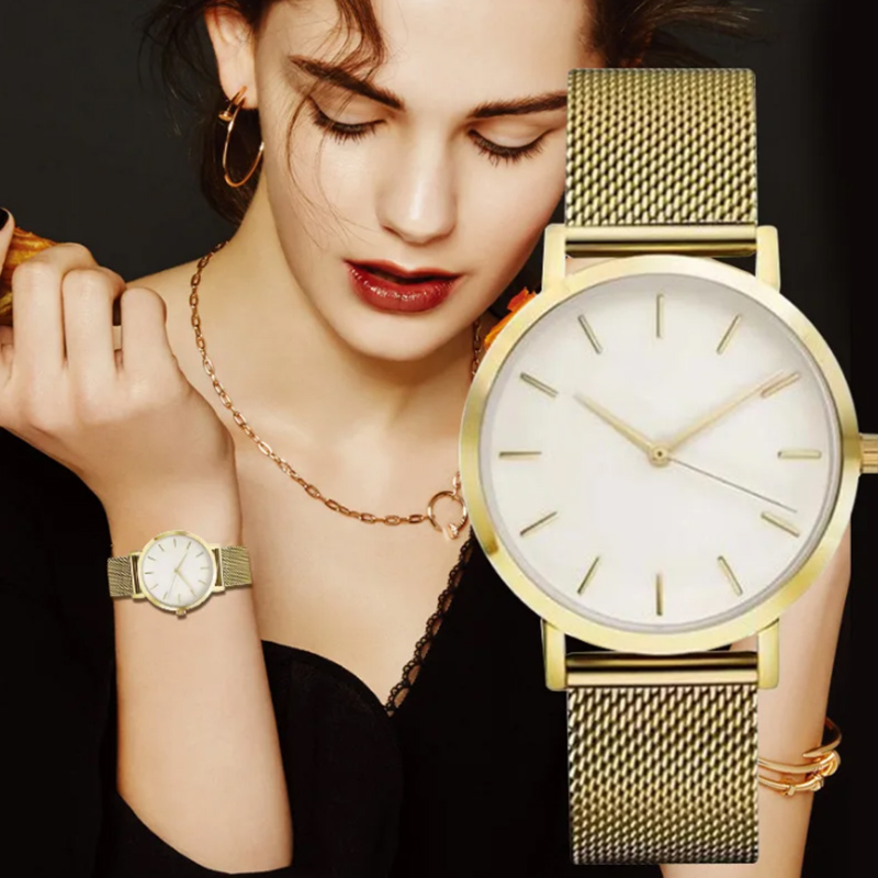 Minimalist Thin Watch - Top marque femmes montres de luxe