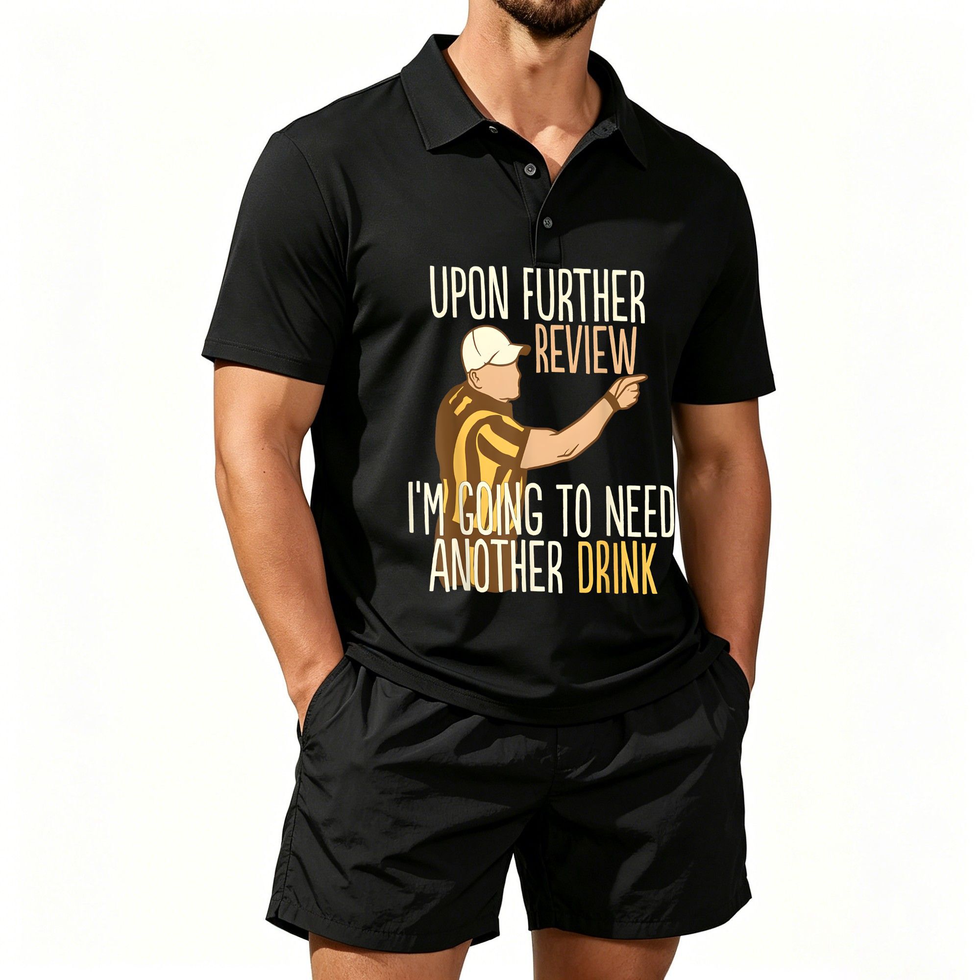 Watch Es - Ensemble polo et short de plage
