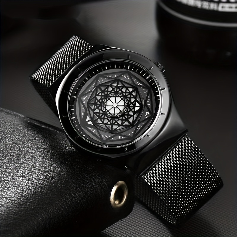 Minimalist Thin Watch - Nouveau Concept créatif sans pointe noir