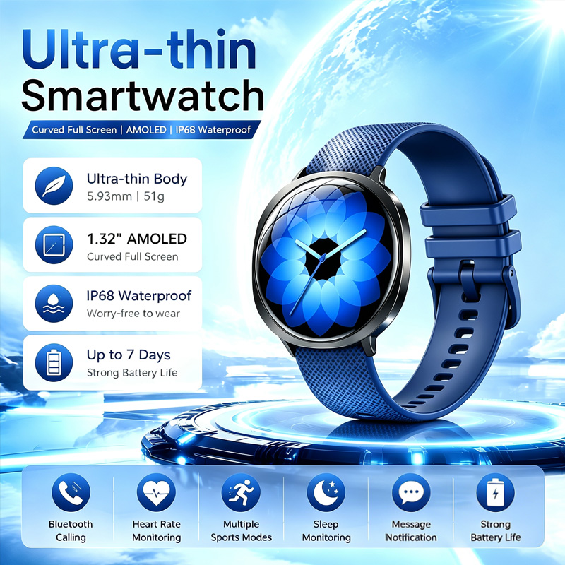 Smartwatch New Watches For Women - Nouvelle montre connectée M301, écran AMOLED