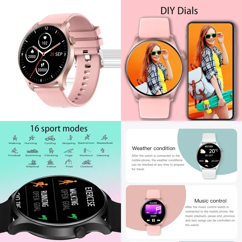 Watch Smartwatch - Montre connectée SENBONO MAX8 pour homme