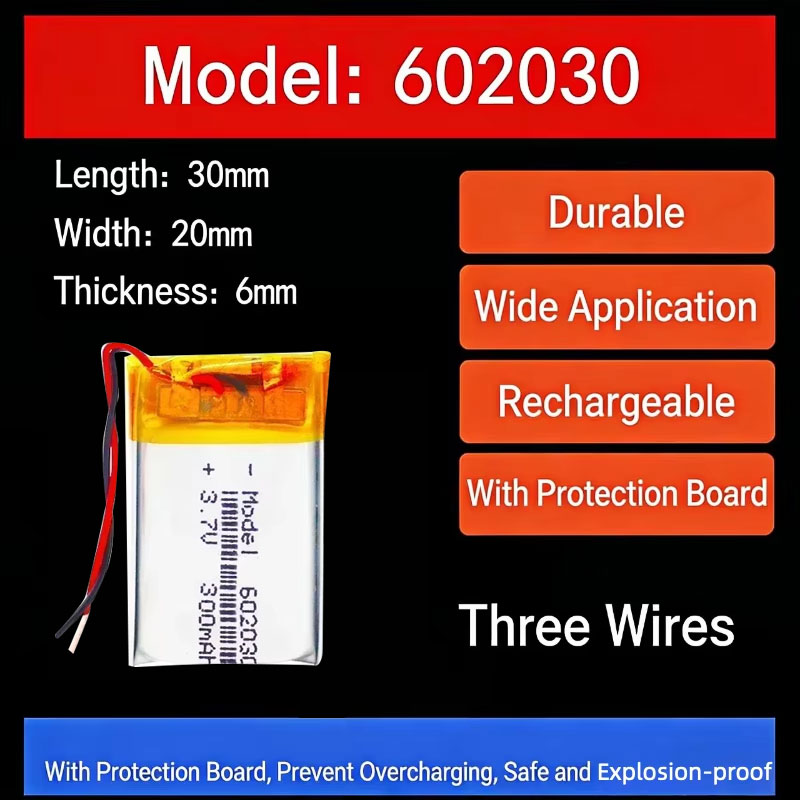 Batterie au lithium 3,7 V 300  - Watch Smartwatch avis et prix