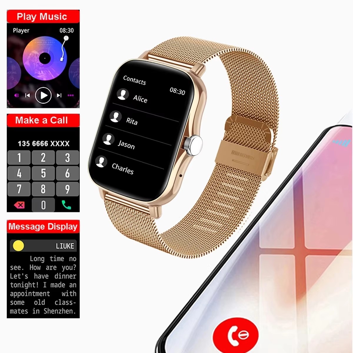 Nouvelle montre intelligente m - Smartwatch New Watches For Women avis et prix