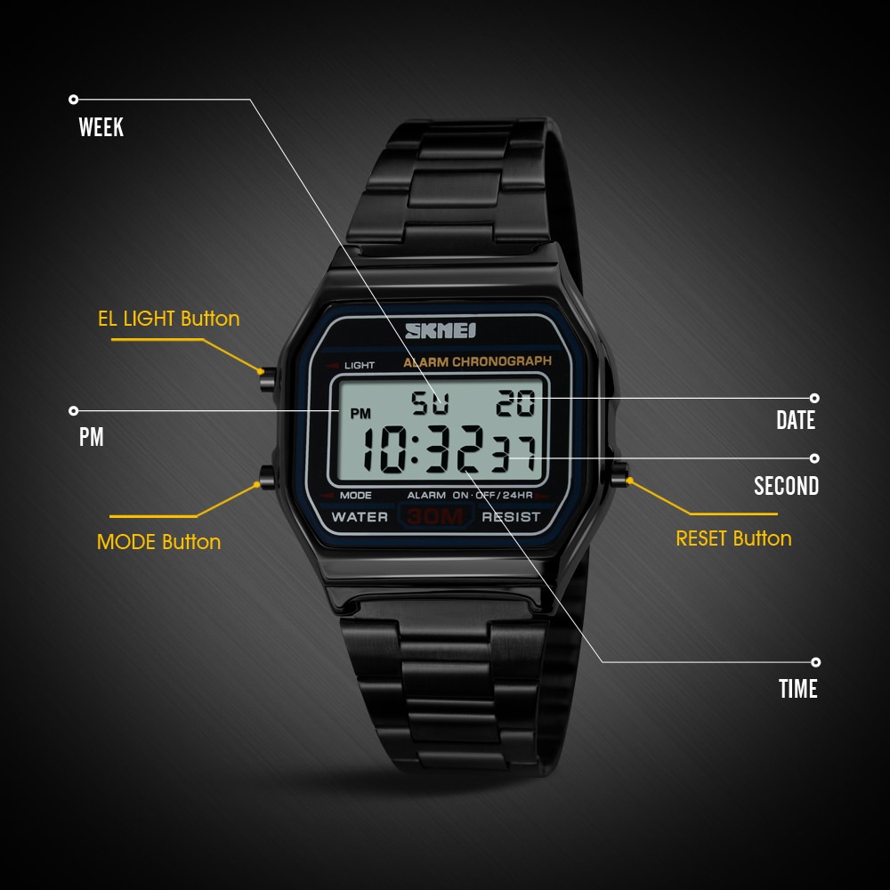 Skmei-Montre-bracelet de sport - Minimalist Thin Watch avis et prix