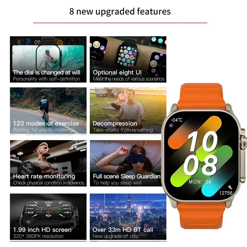 Nouvelle série 9 Watch PK HK8  - Smartwatch New Watches For Women avis et prix