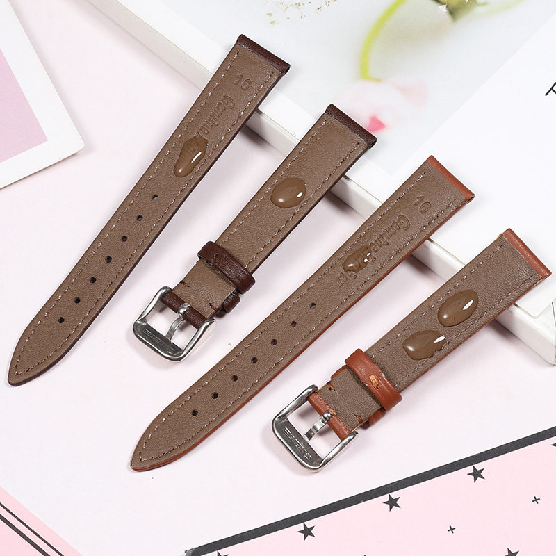 Bracelet de montre en cuir vér - Smartwatch Purple Watches For Women avis et prix